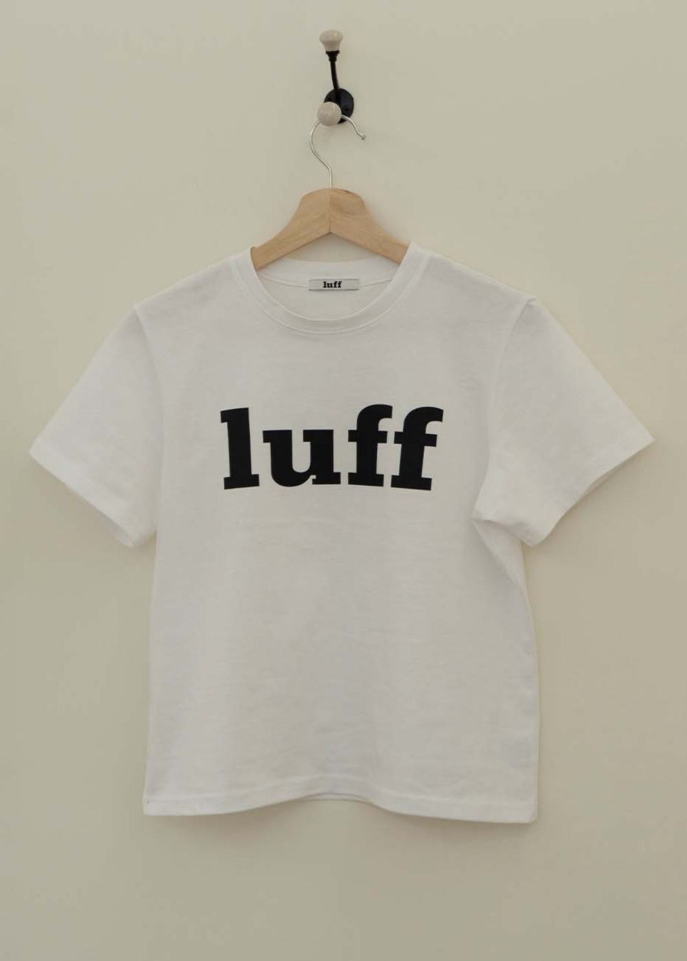 luff logo t-shirt - white